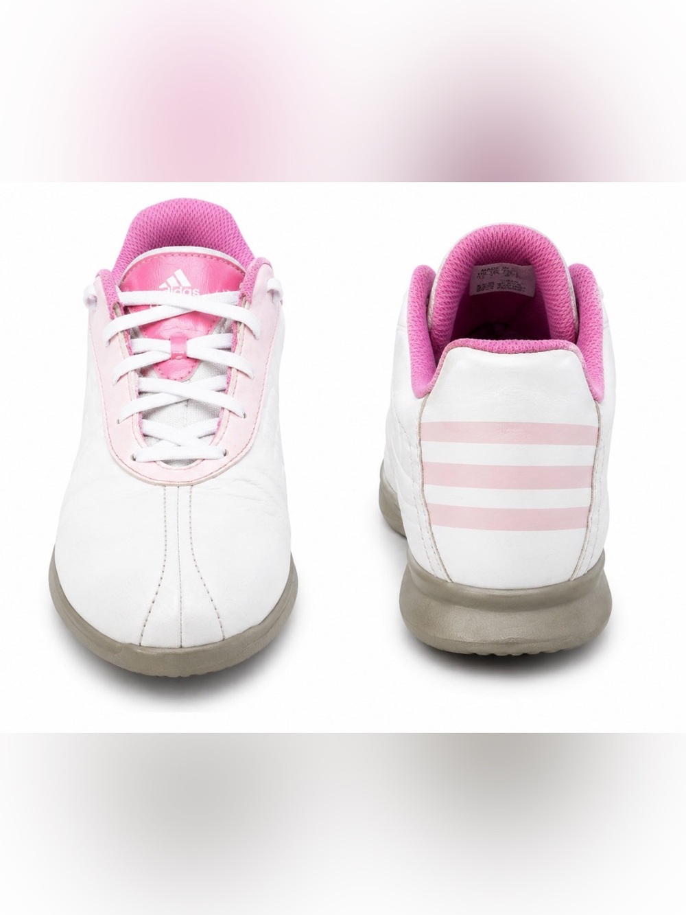 Adidas women’s leather golf shoe, size 10.